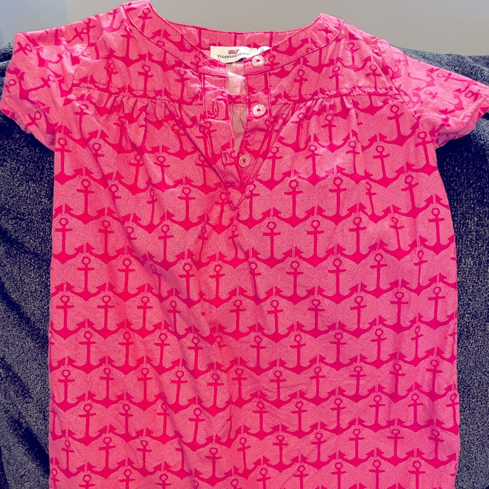 Vineyard Vines Pink Anchor Dresd